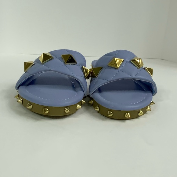 Cape Robbin Womens Wedge Slide Sandals Size 7 Purple Slip On Flip Flops - Picture 4 of 12